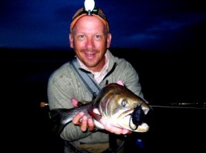 Bryan Eldredge of Utah Fly Guides with a big Cutthroat trout.