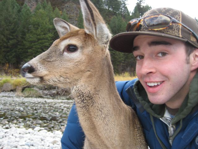 fly fishing deer